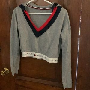 Tommy Hilfiger cropped hooded sweater